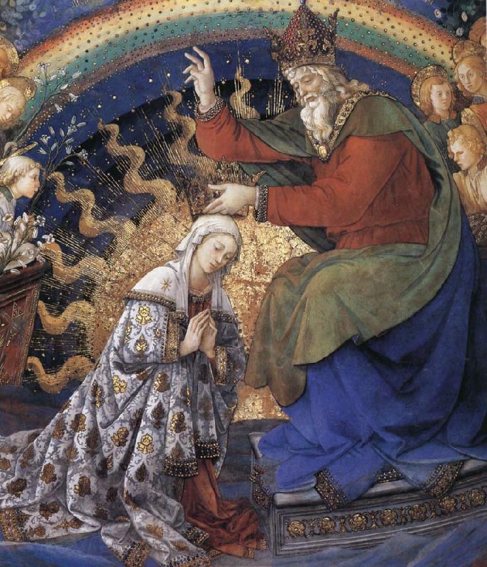 Fra Filippo Lippi Details of The Coronation of the Virgin